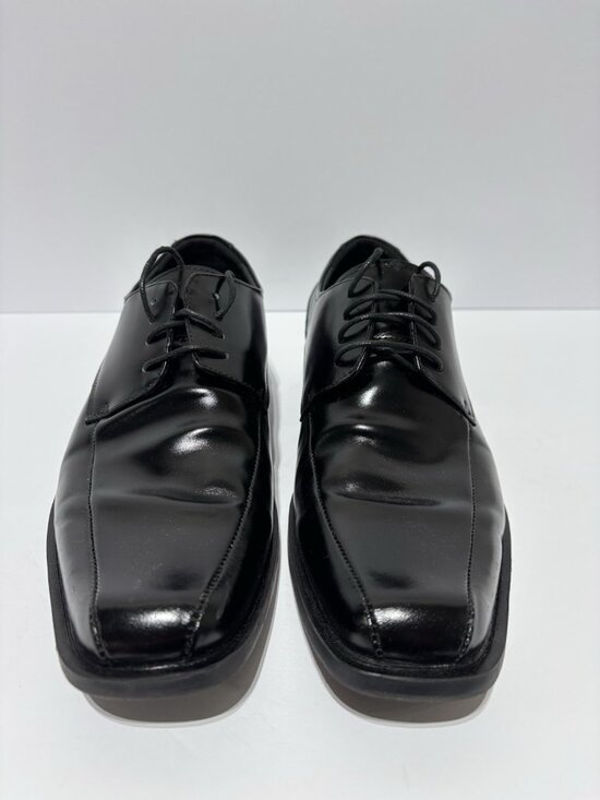 Stacy Adams Men’s Canton Black Leather Oxford, Size 10 Wide main image 6